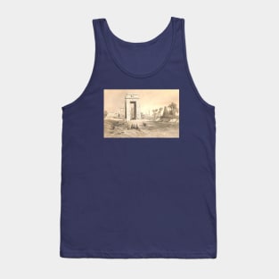 Approach To Karnac Temple in Egypt Tank Top